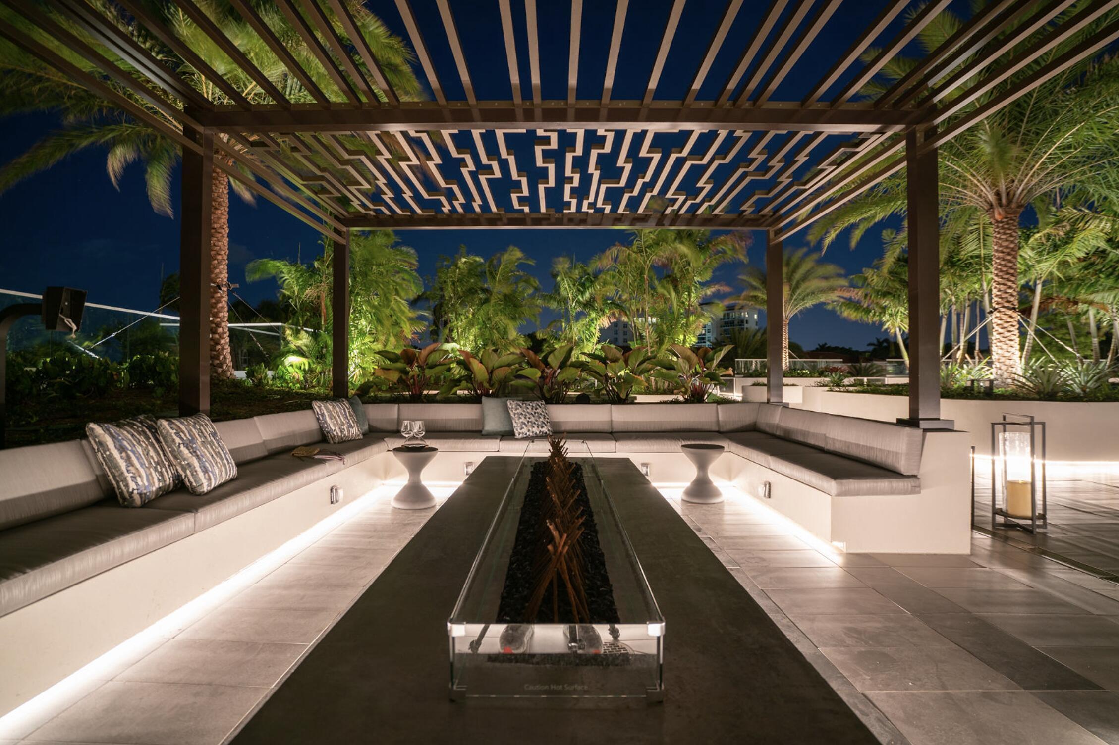 210 Southeast Mizner Boulevard, Unit 301 Boca Raton, FL 33432 - Photo 11 of 34 Alina - Amenity Deck - Fire Pit
