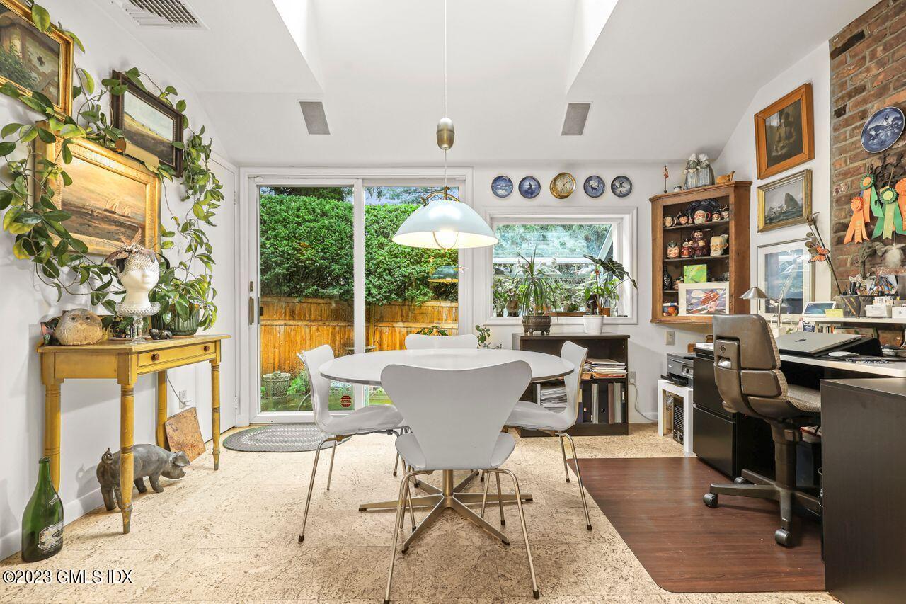 236 Riverside Avenue Riverside, CT 06878 - Photo 15 of 40 a view of a dining room with furniture window and outside view
