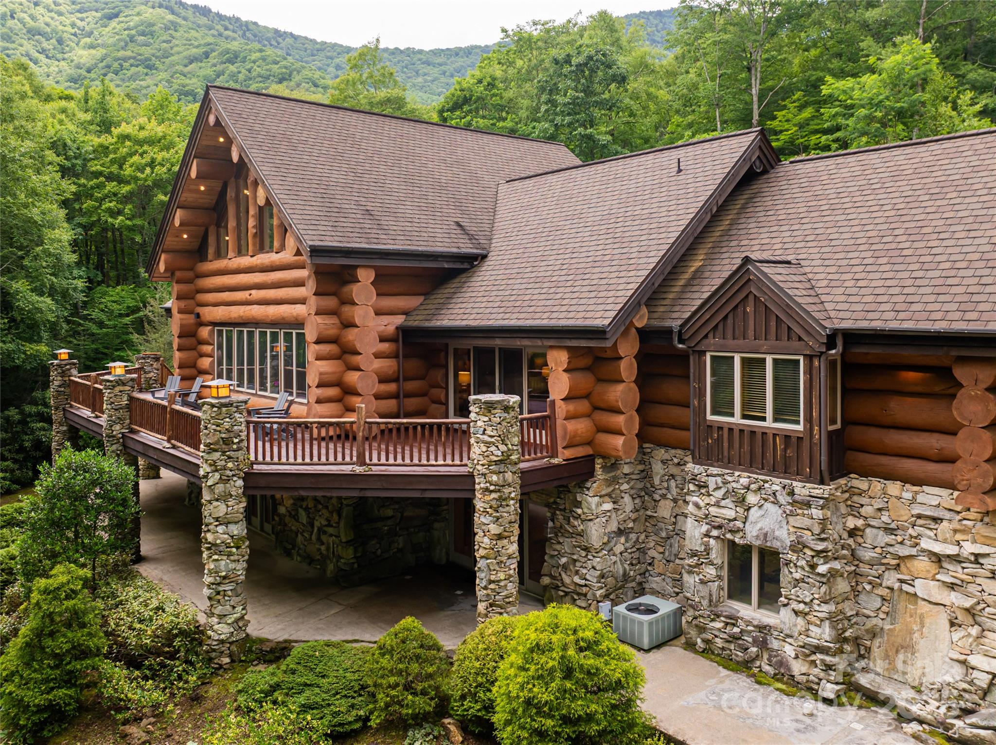 303 Flying Hawk Road Waynesville, NC 28786 - Photo 42 of 48 a aerial view of a house