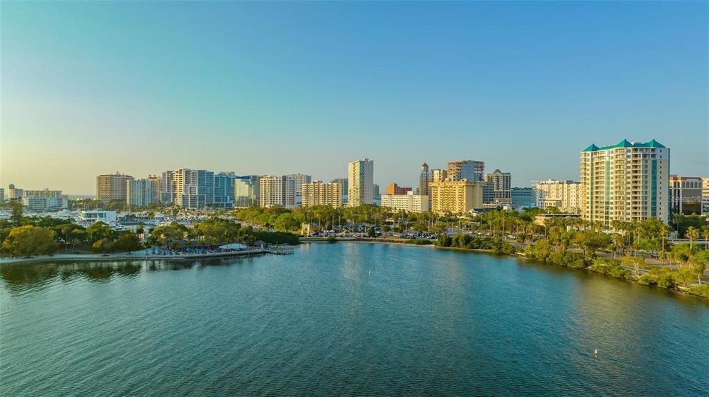 301 Quay Commons, Unit 1011 Sarasota, FL 34236 - Photo 49 of 75 a view of a city with ocean