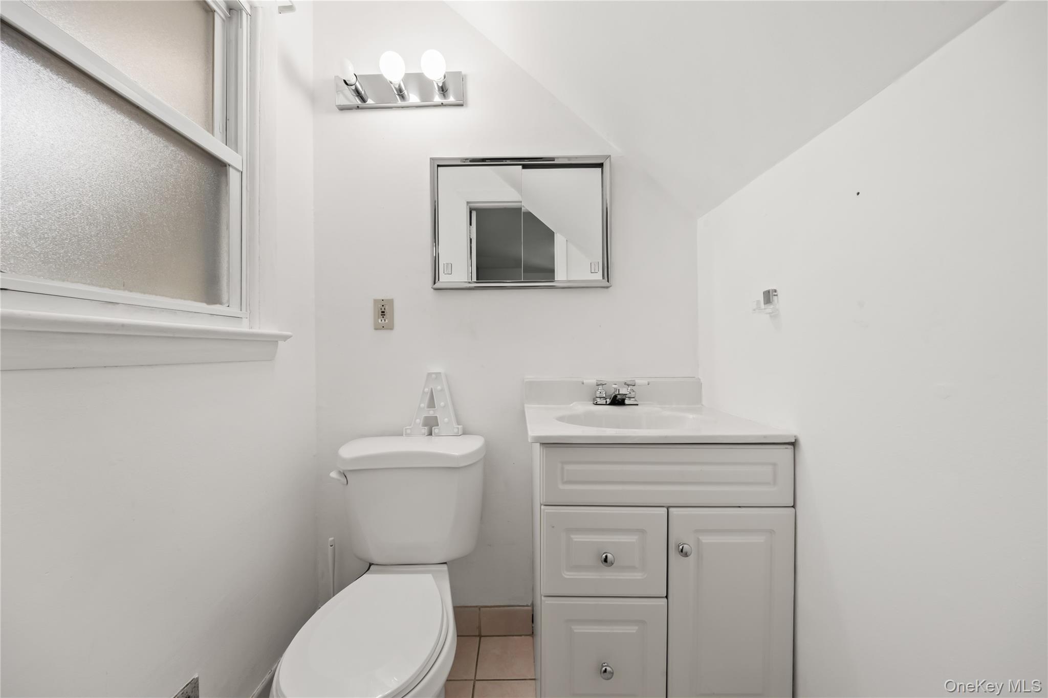 11 Castle Drive Chestnut Ridge, NY 10977 - Photo 20 of 34 a bathroom with a toilet a sink and mirror