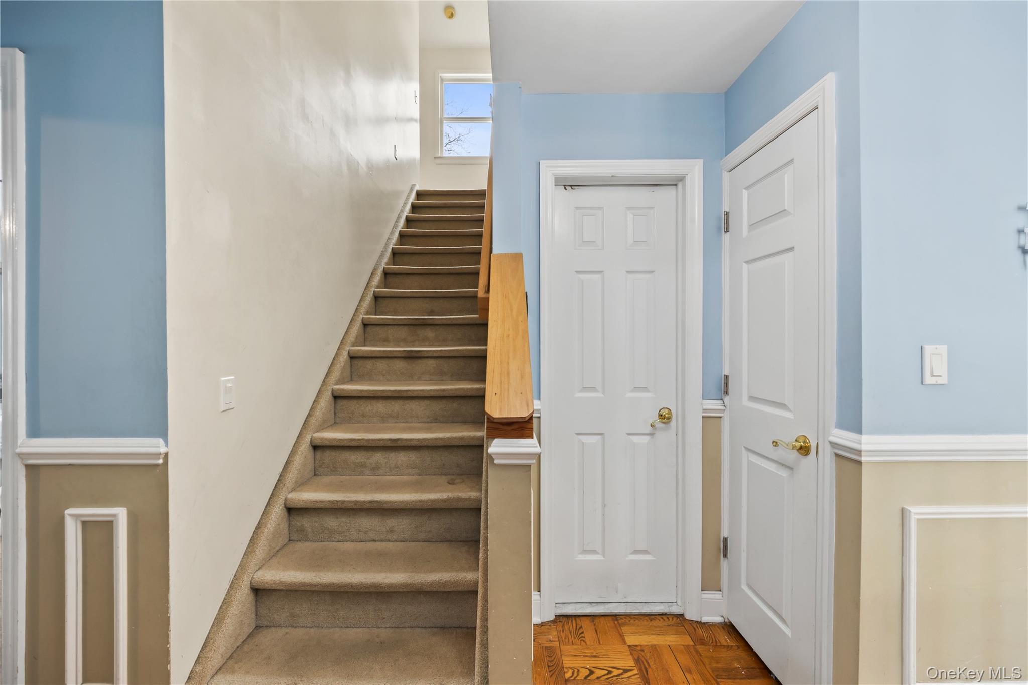 11 Castle Drive Chestnut Ridge, NY 10977 - Photo 22 of 34 a view of a hallway with wooden floor and entryway