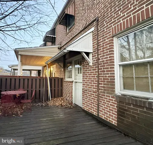 a view of a house with a door