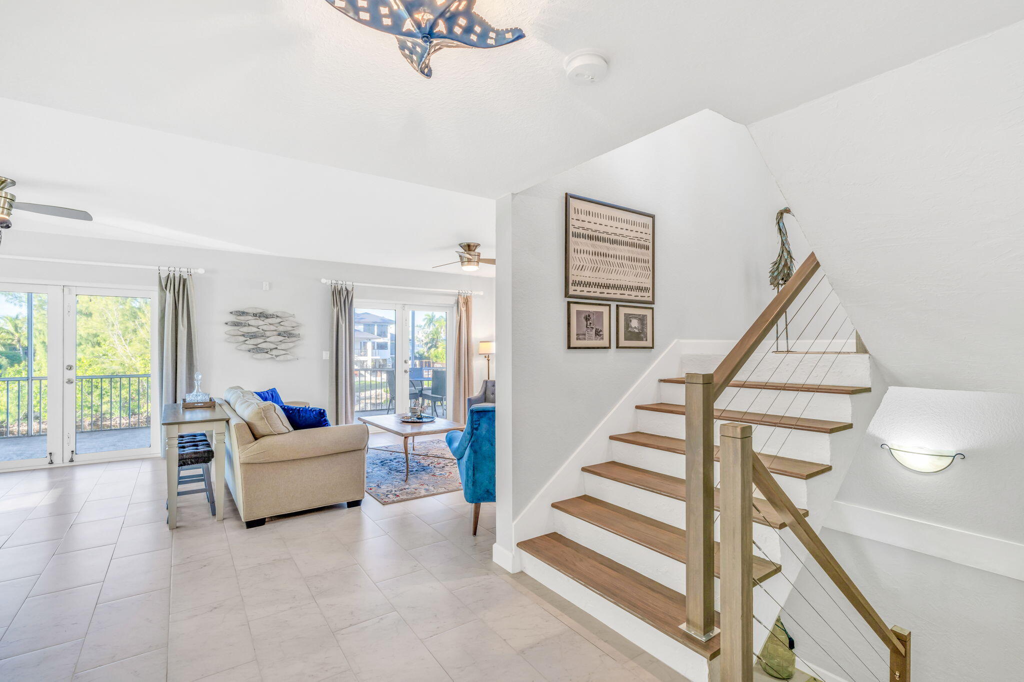 24 Mutiny Place Key Largo, FL 33037 - Photo 24 of 57 a living room with furniture and stairs