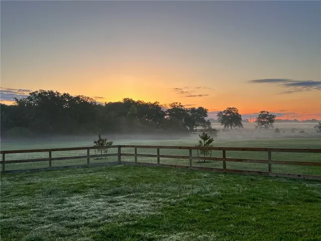 a view of outdoor space with mountain view