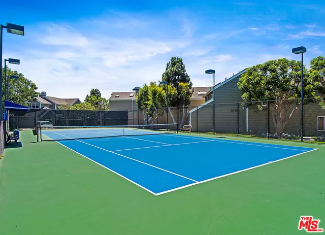 a view of a tennis court