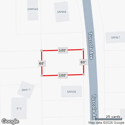 $24,500 | Lot 0 Tuscola Ave Street, St. Charles, IL 60174