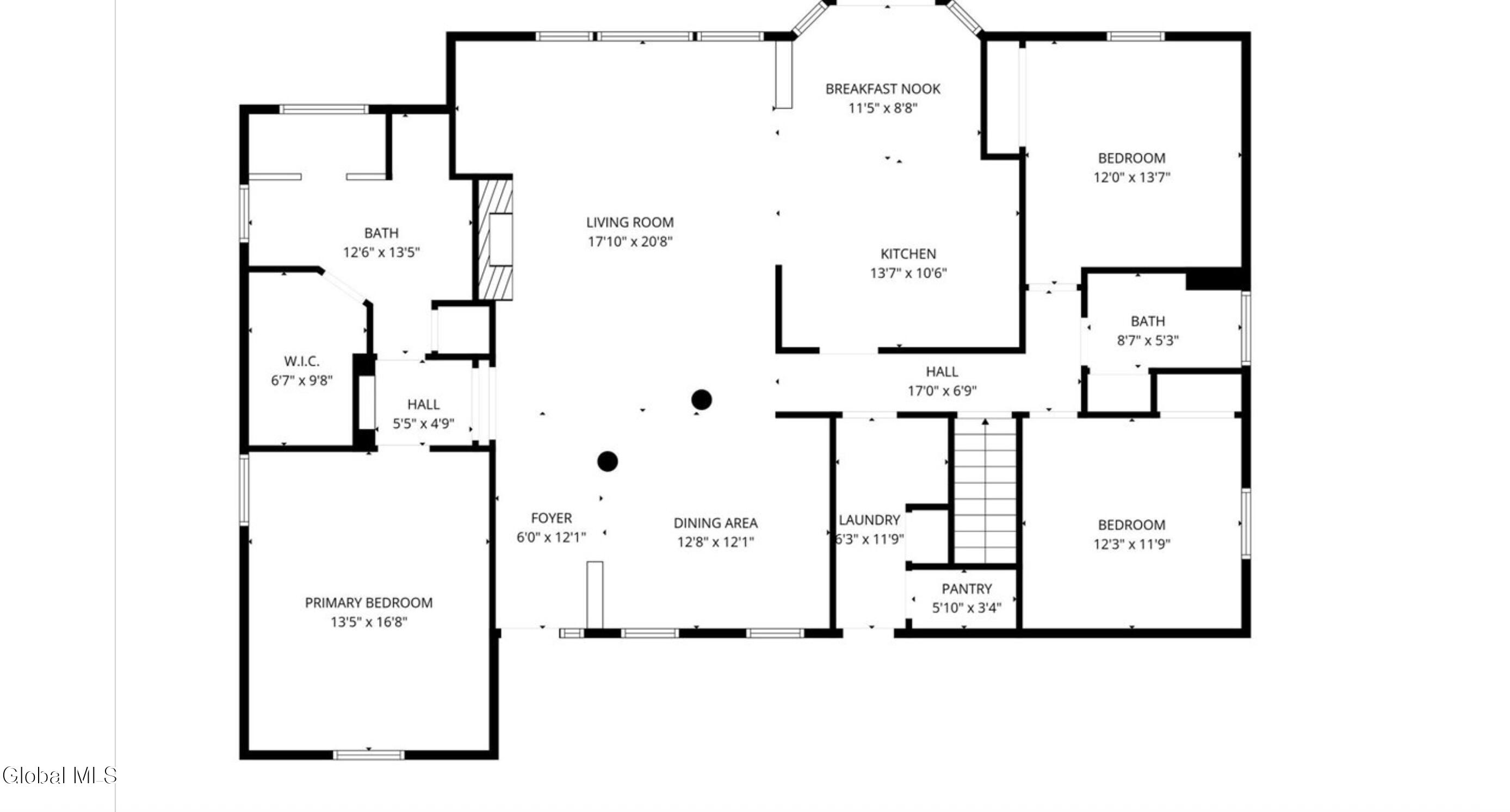 19 Highview Way Halfmoon, NY 12118 - Photo 76 of 76 Floorplan Bumped out 4'