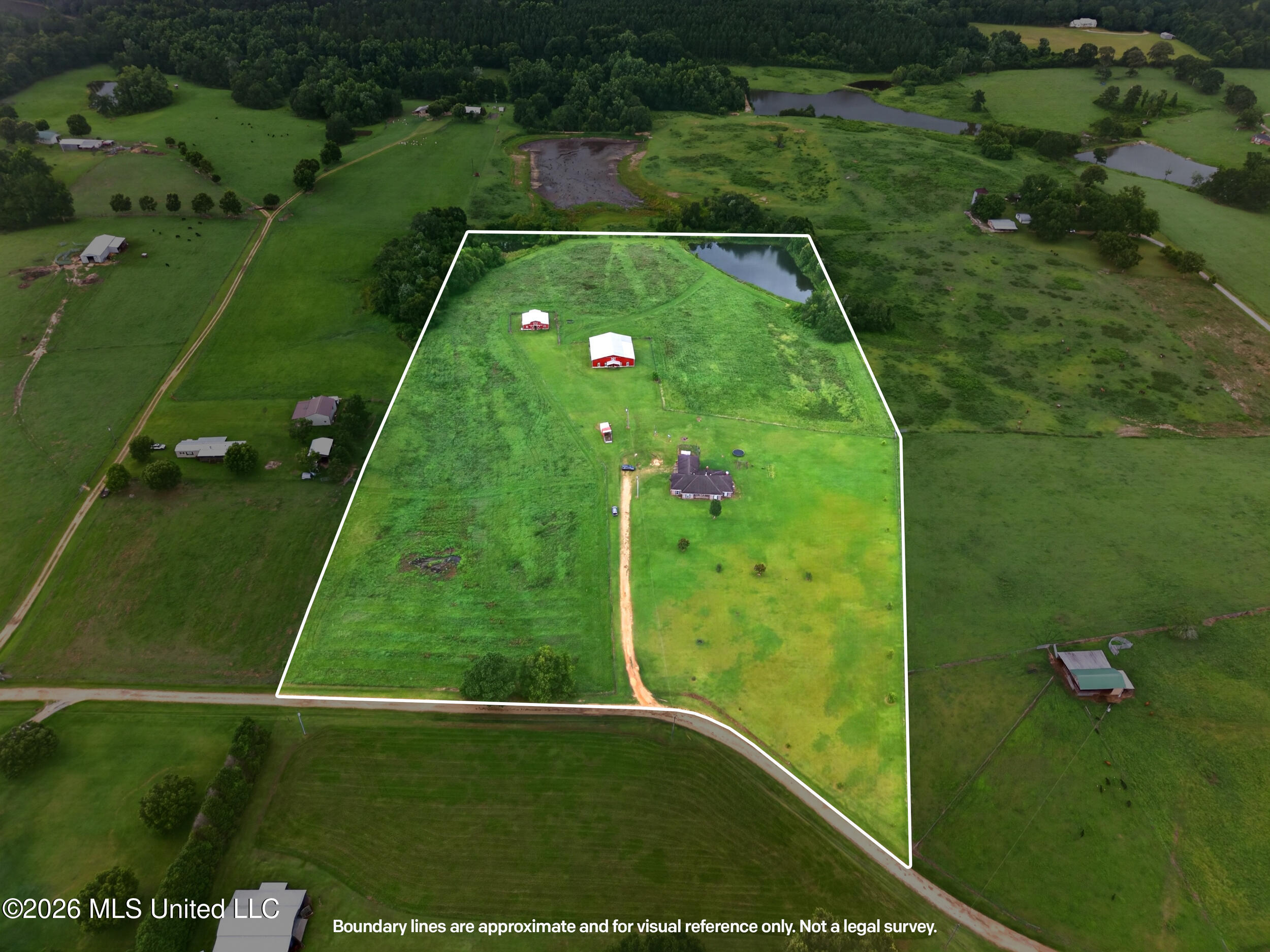 16 D O Stanford Road Poplarville, MS 39470 - Photo 37 of 48 51_property_aerial_boundaries