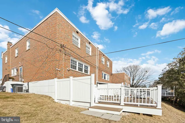 a view of a building with a street