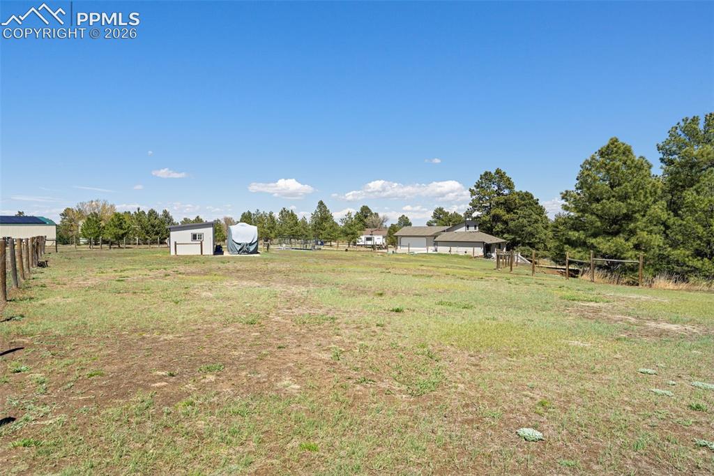 1851 Buttercup Road Elizabeth, CO 80107 - Photo 42 of 47 a view of a field with trees in the background
