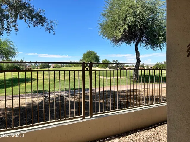 a view of balcony with a ocean view