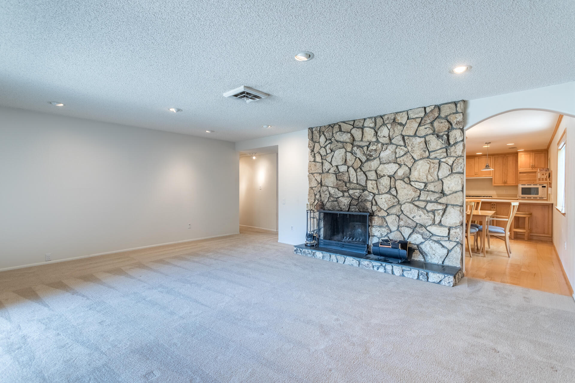 4125 Oro Street Redding, CA 96001 - Photo 14 of 52 Fireplace with Stone surround