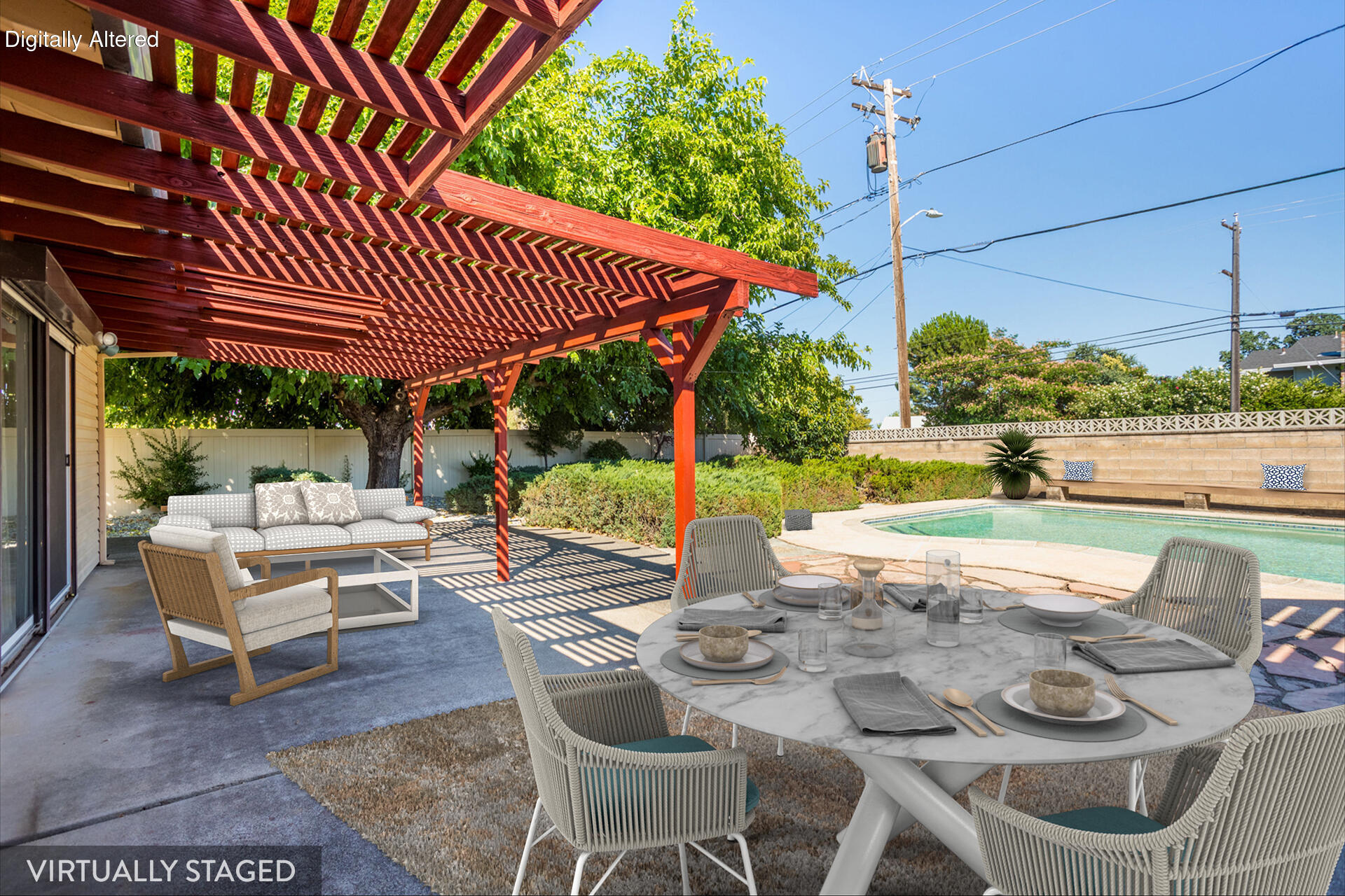 4125 Oro Street Redding, CA 96001 - Photo 29 of 52 vs back patio