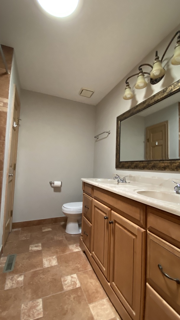 817 Turnbridge Circle Naperville, IL 60540 - Photo 33 of 42 a bathroom with a sink and a toilet
