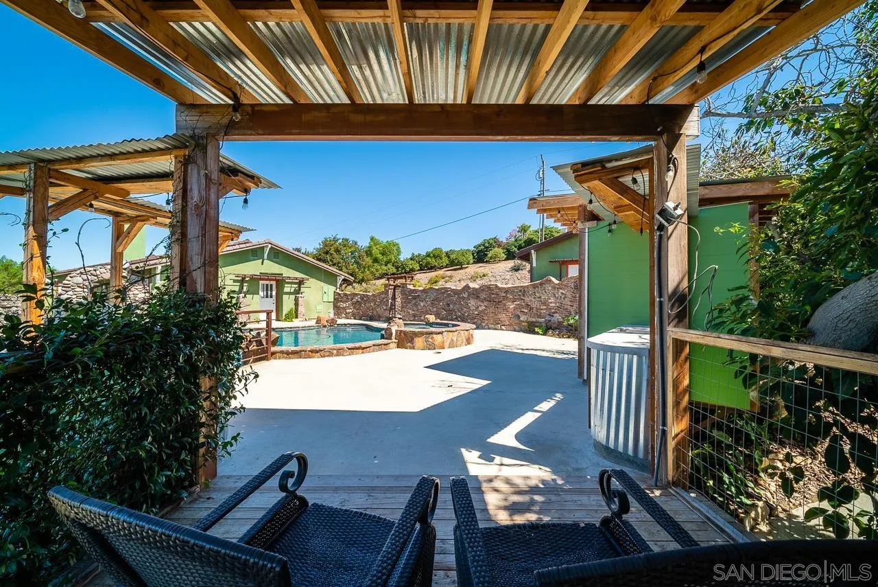 32070 Vía Vera Bonsall, CA 92003 - Photo 45 of 51 a view of porch with seating space