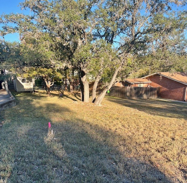 0 Leland Street Kerrville, TX 78028 - Photo 7 of 11 a view of a yard with an outdoor space