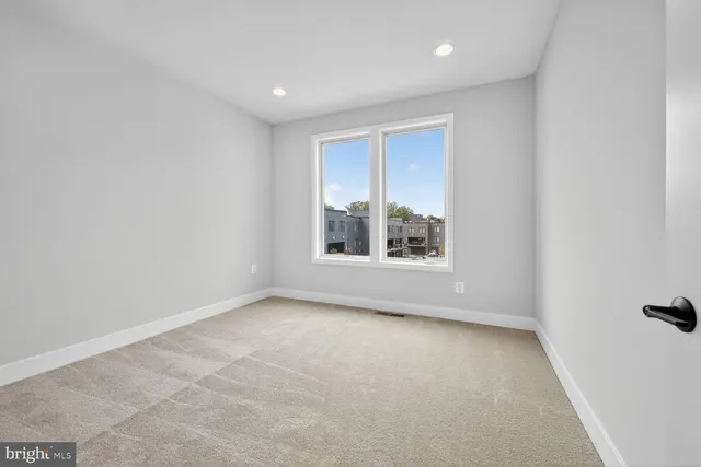 a view of an empty room