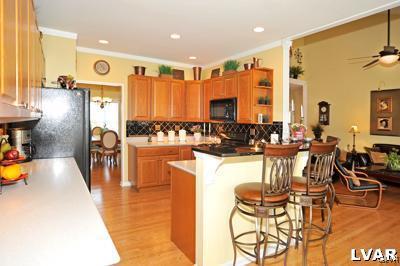 1335 Fox Ridge Easton, PA 18040 - Photo 11 of 25 Notice custom backsplash and breakfast bar.