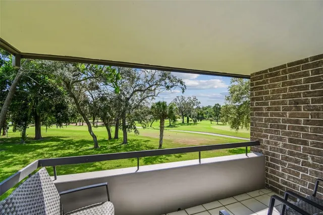 a view of a golf course