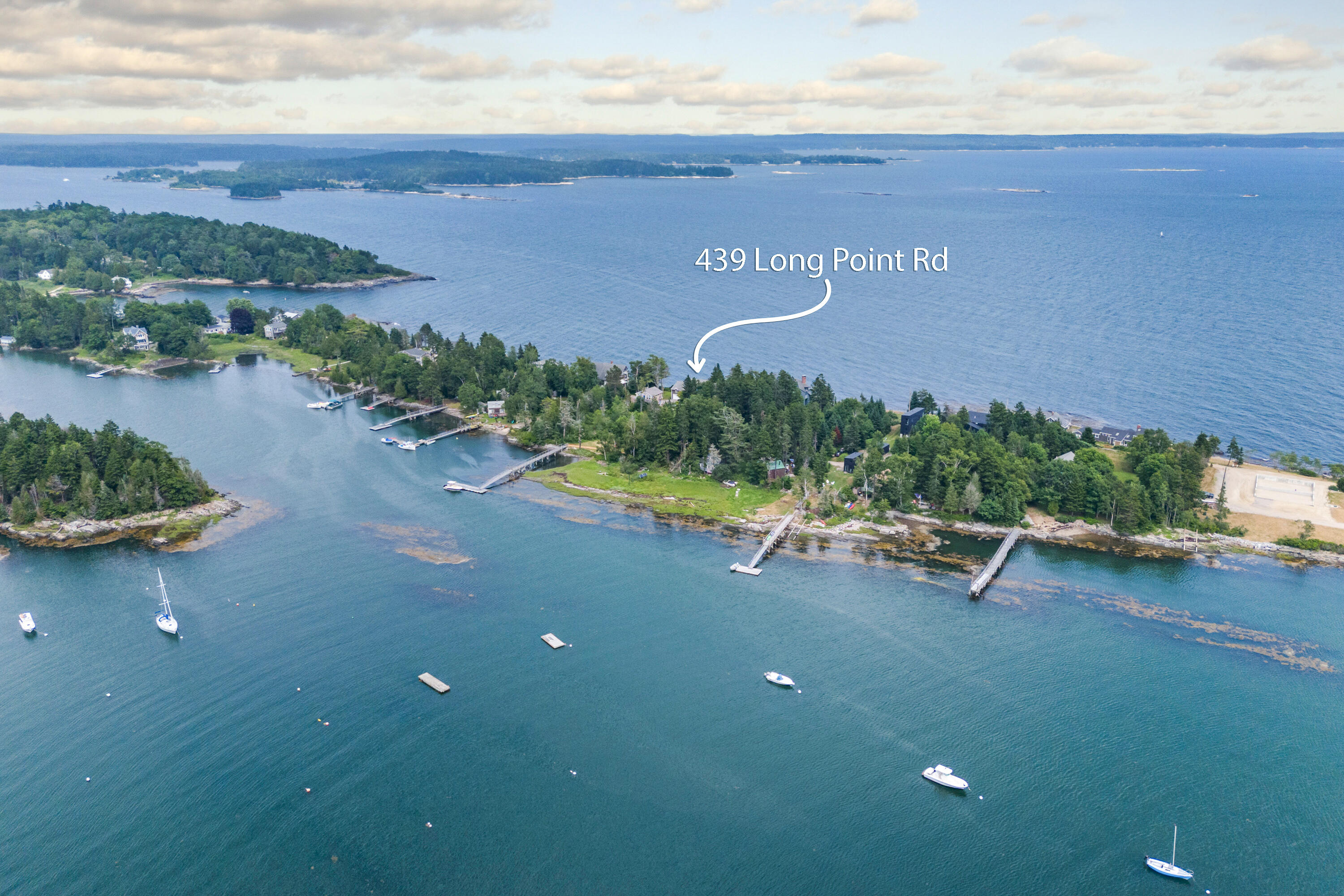 439 Long Point Road Harpswell, ME 04079 - Photo 3 of 89 439 Long Point Rd_130 aerial1