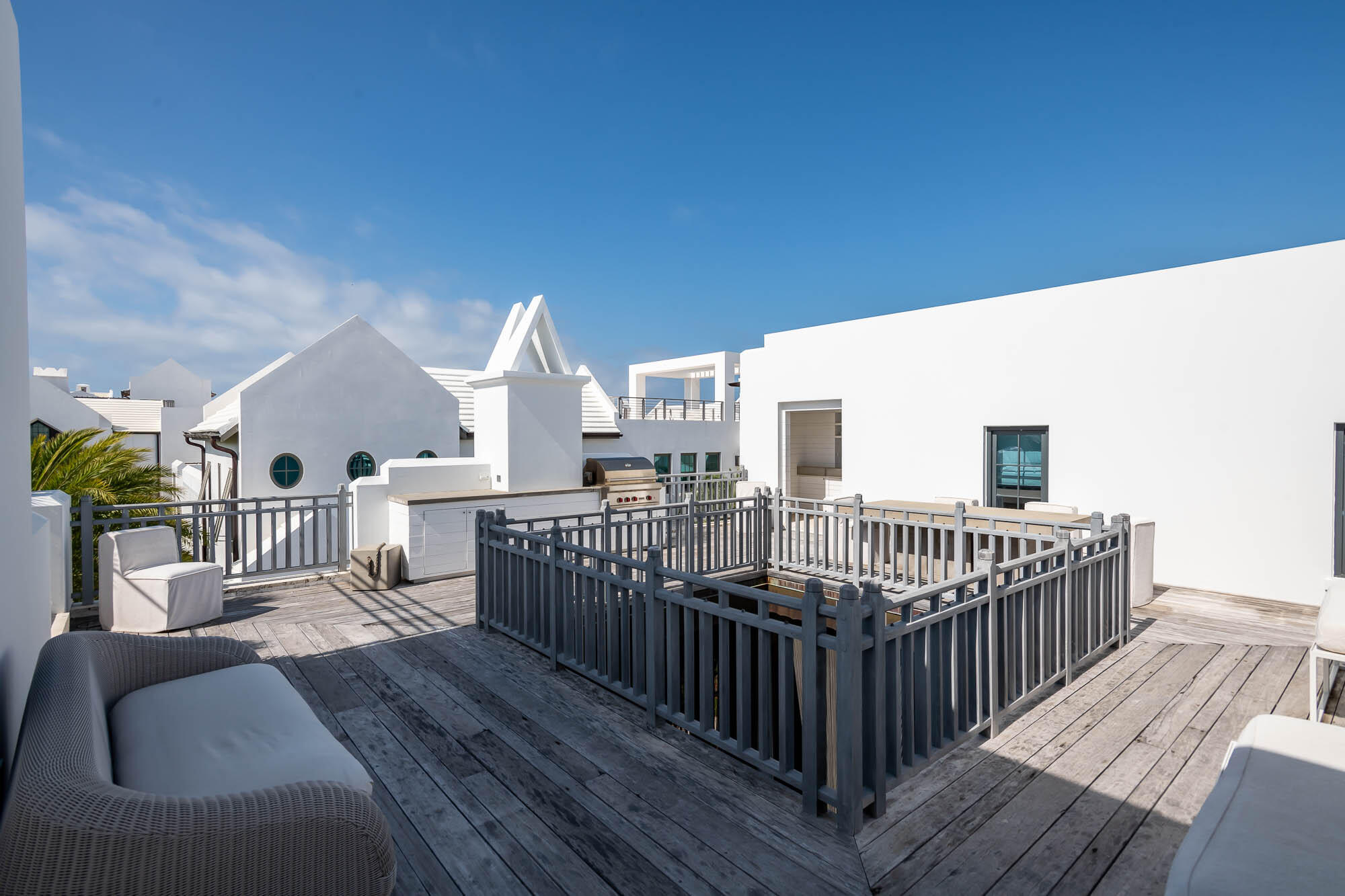41 Kings Castle Ct Inlet Beach Inlet Beach, FL 32461 - Photo 14 of 28 a view of a balcony with furniture