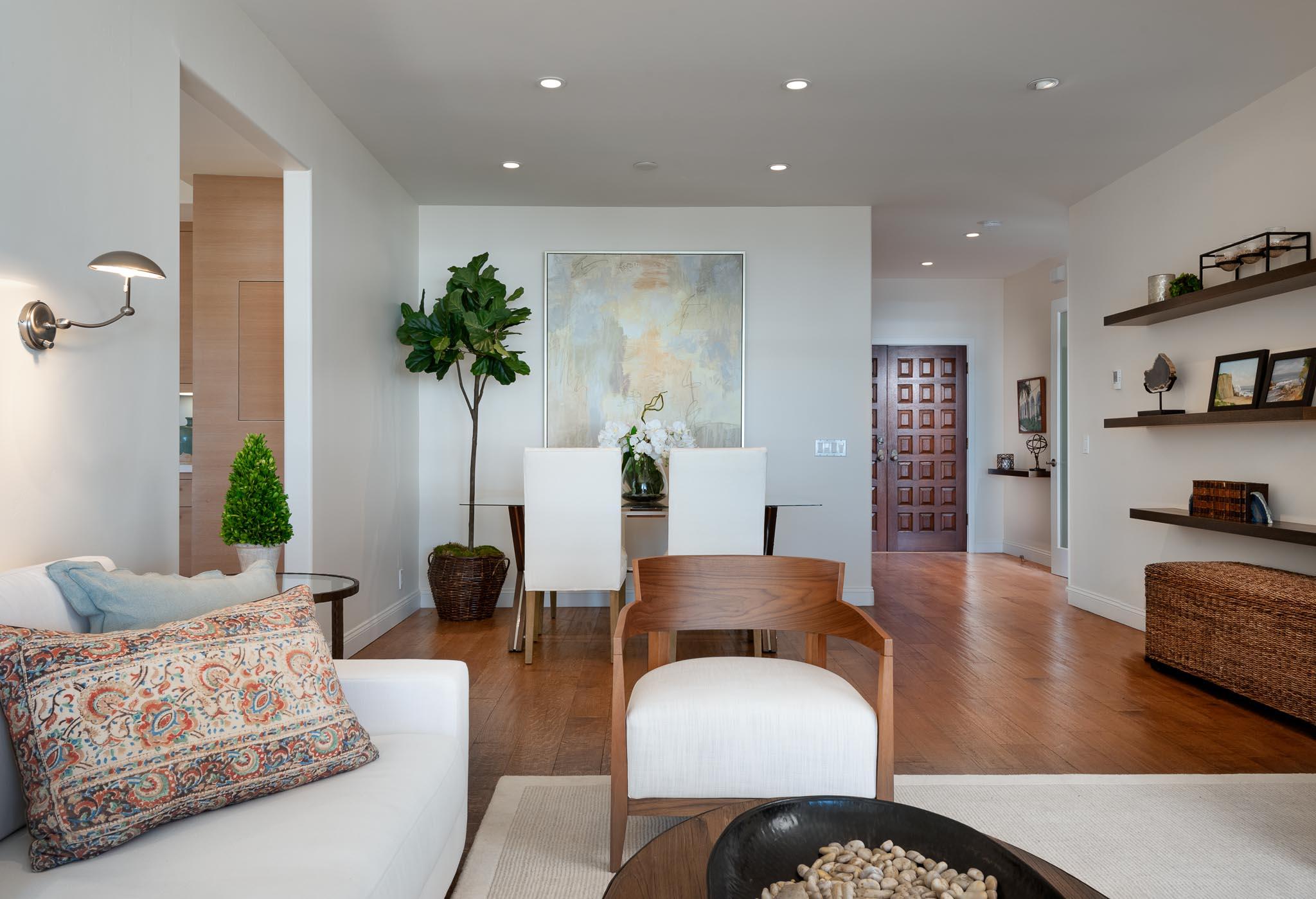 26 Seaview Drive Santa Barbara, CA 93108 - Photo 4 of 26 a living room with furniture potted plant and a wooden floor