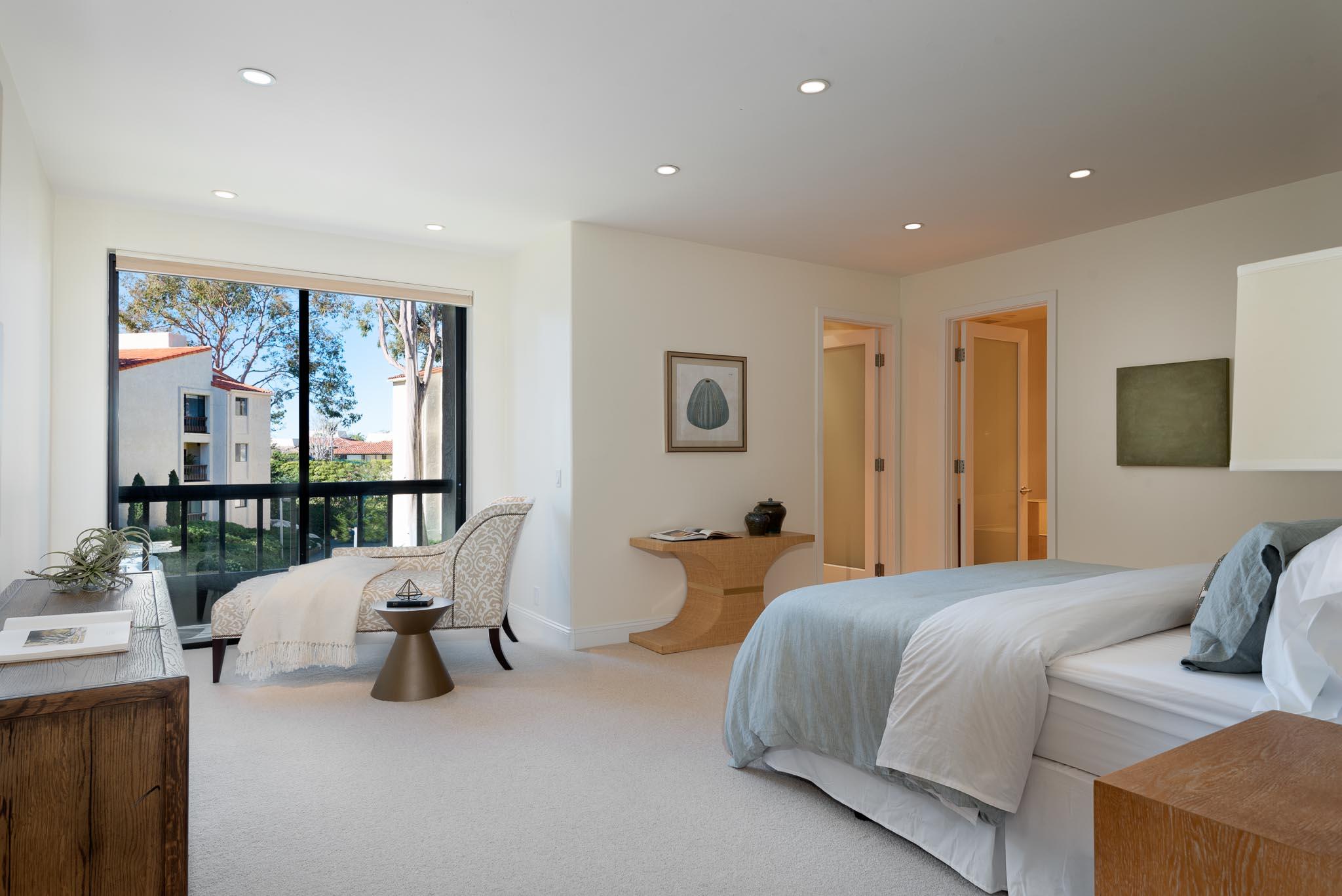 26 Seaview Drive Santa Barbara, CA 93108 - Photo 7 of 26 a bed room with a bed and large windows