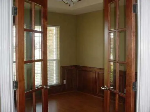 a view of front door