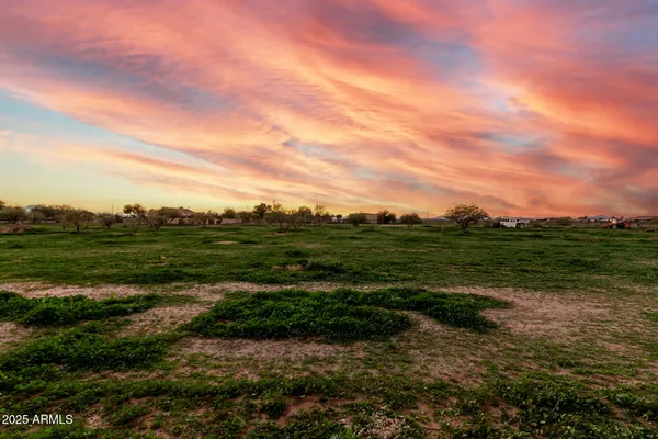 a view of a grassy field