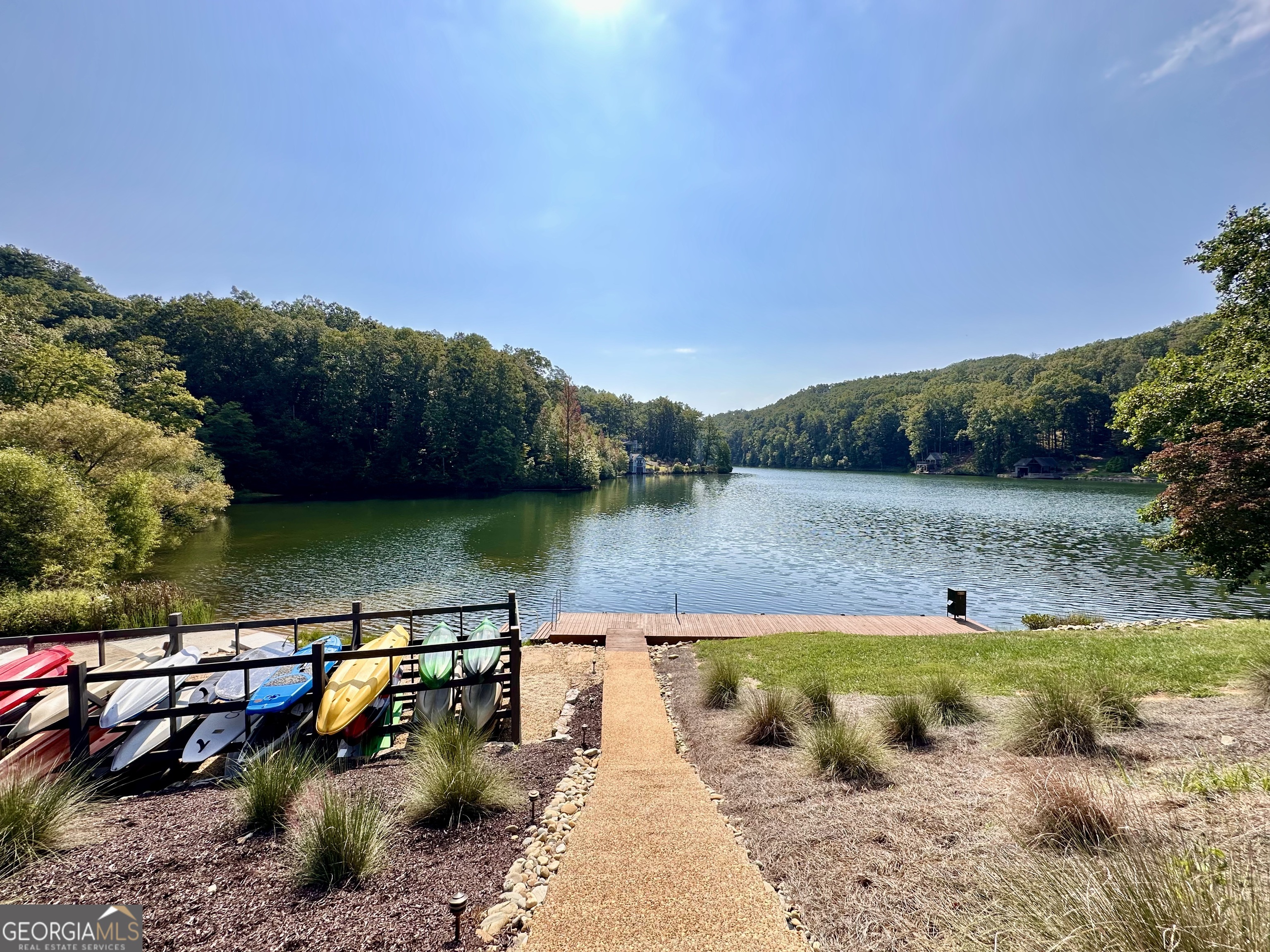 0 Forked Leaf Road, Unit 29 Cleveland, GA 30528 - Photo 37 of 39 a view of a lake with a yard