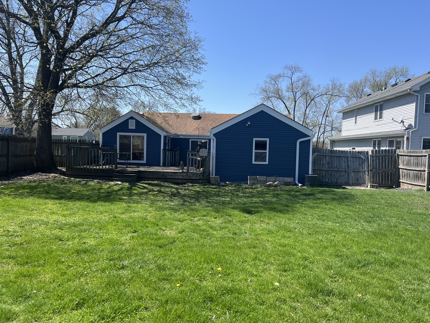 207 Second Street Elgin, IL 60123 - Photo 4 of 23 a view of a yard in front of a house with large tree