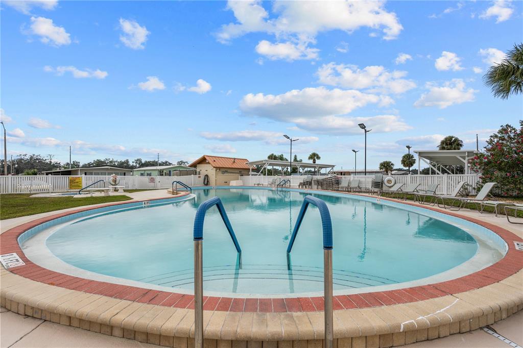 7135 El Dewitt Street Zephyrhills, FL 33541 - Photo 32 of 46 a view of swimming pool