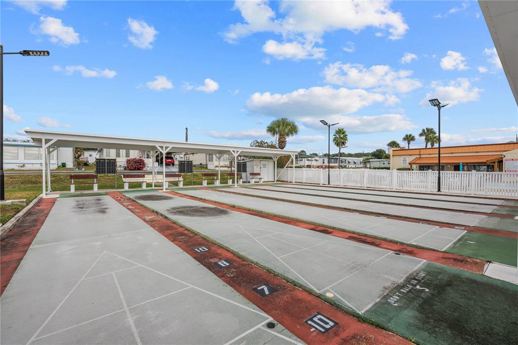 7135 El Dewitt Street Zephyrhills, FL 33541 - Photo 44 of 46 a view of a swimming pool with an outdoor seating