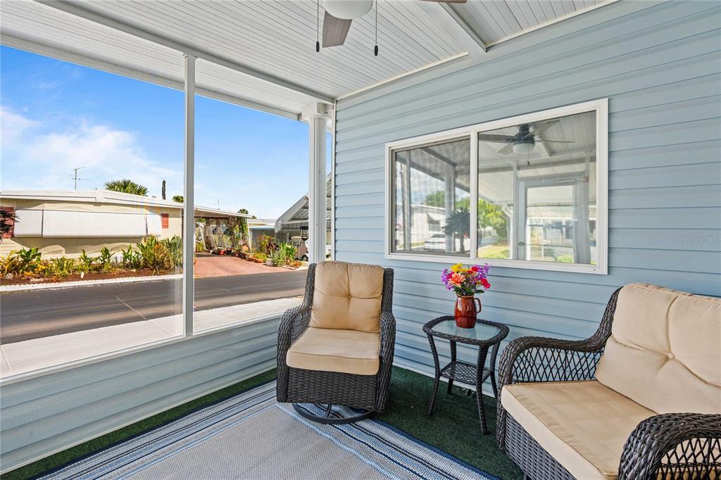 7135 El Dewitt Street Zephyrhills, FL 33541 - Photo 7 of 46 a outdoor living space with furniture