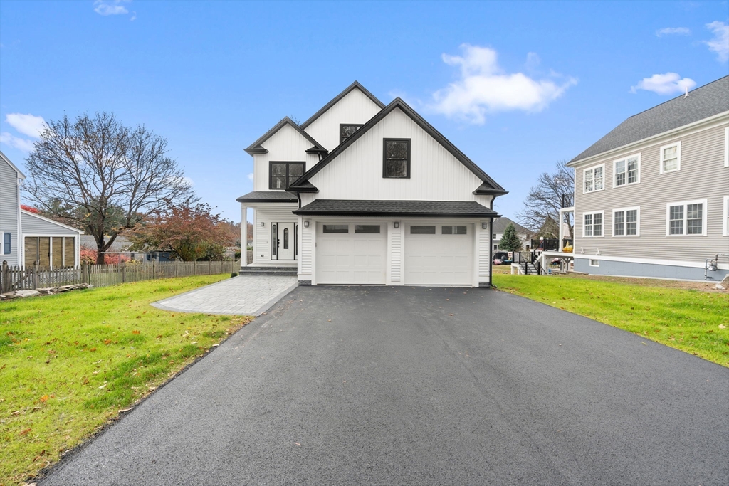a view of a house with a swimming pool