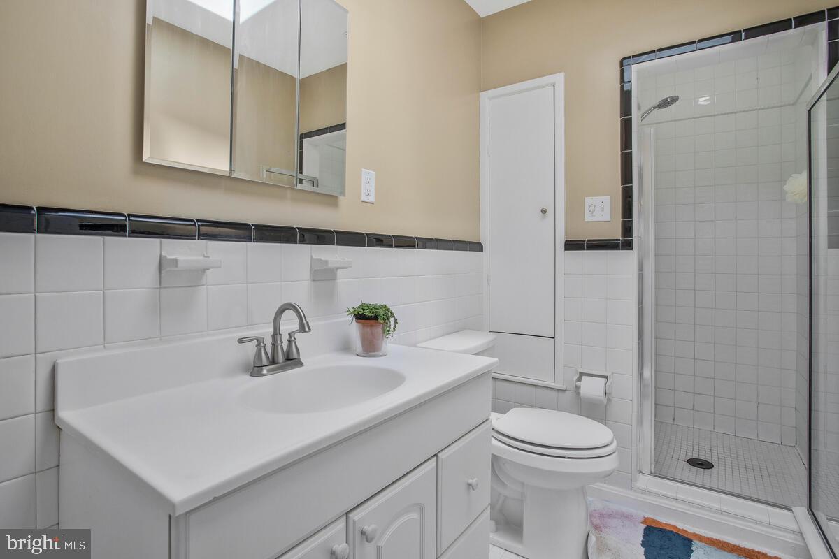 5603 Roland Avenue Baltimore, MD 21210 - Photo 19 of 32 Full Bath with Shower and Skylight