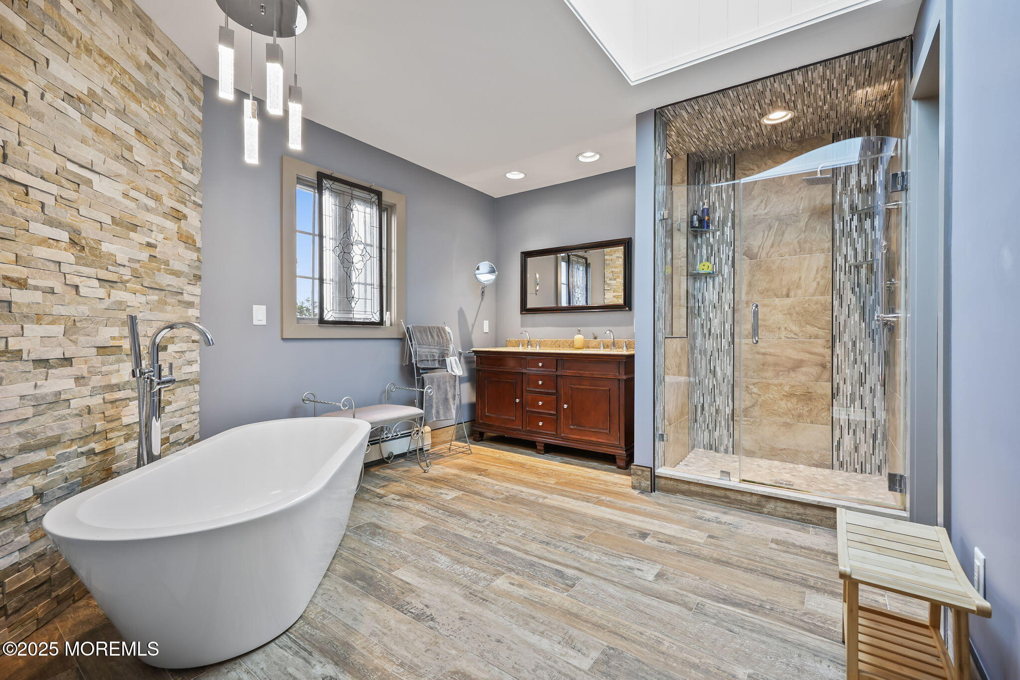 10 West Riverside Drive Brick, NJ 08723 - Photo 22 of 66 a spacious bathroom with a bathtub and shower