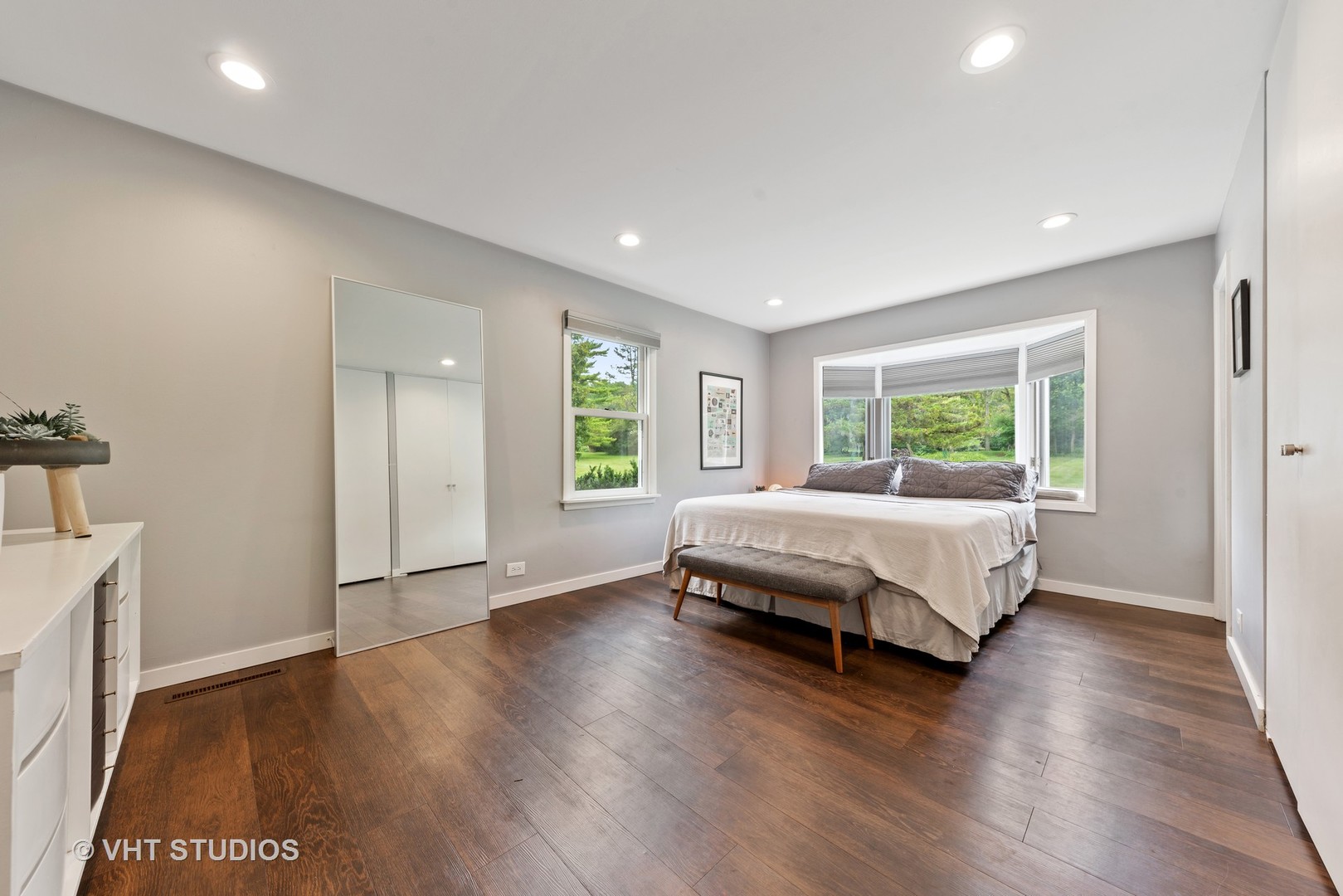 226 Valley Road Trout Valley, IL 60013 - Photo 12 of 32 a bed room with a bed and a window