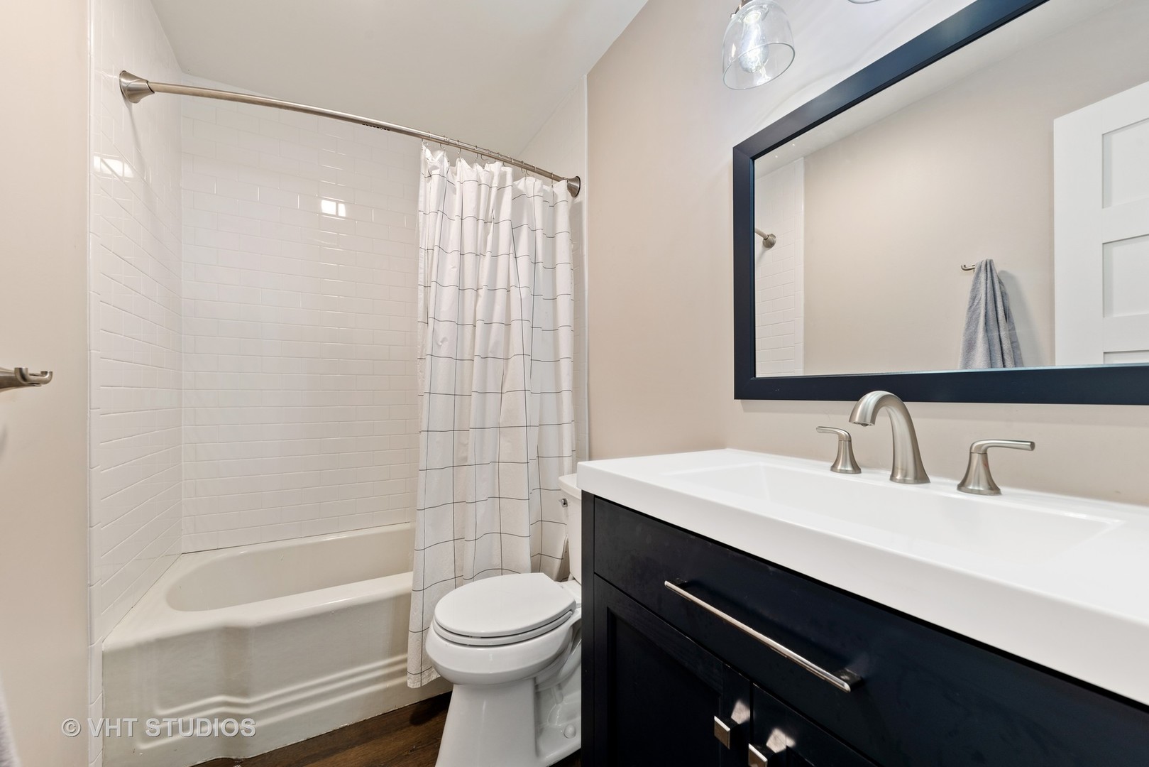 226 Valley Road Trout Valley, IL 60013 - Photo 16 of 32 a bathroom with a sink a toilet and shower