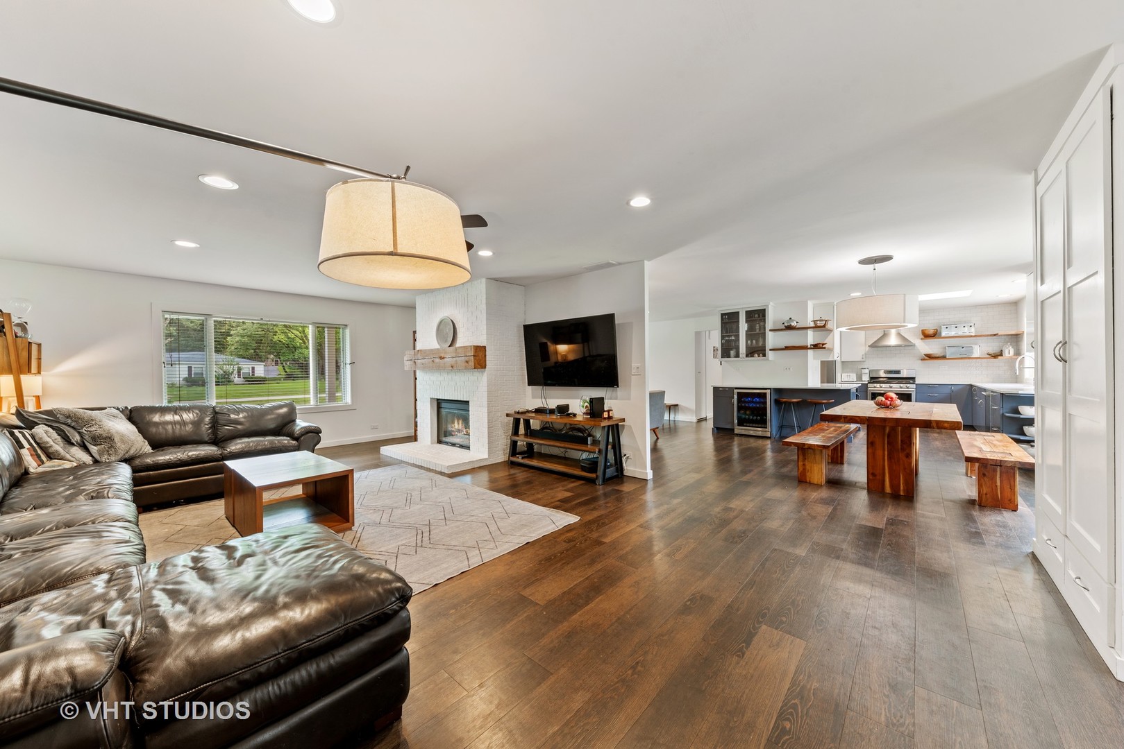 226 Valley Road Trout Valley, IL 60013 - Photo 17 of 32 a living room with furniture and a flat screen tv