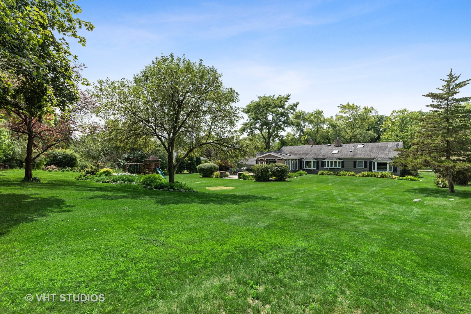 226 Valley Road Trout Valley, IL 60013 - Photo 30 of 32 a view of a house with a big yard