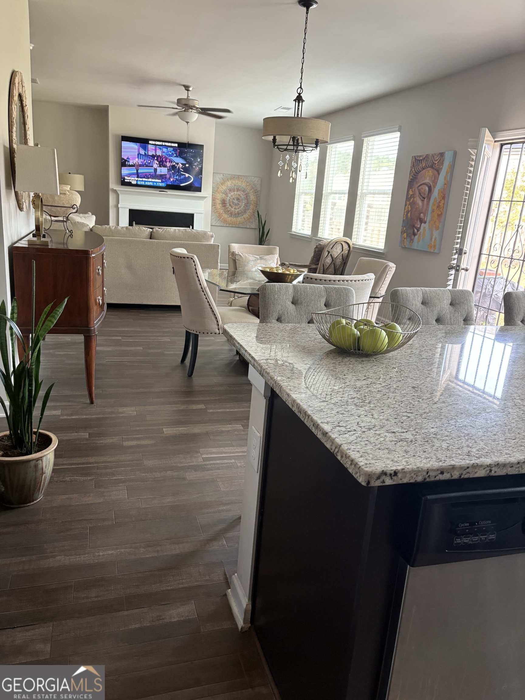 338 Lead Way Jonesboro, GA 30238 - Photo 11 of 17 a view of a dining room with furniture window and outside view
