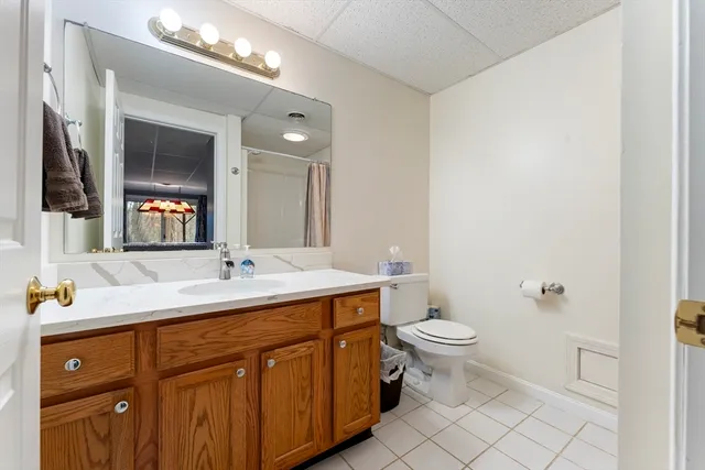 a bathroom with a sink and a toilet