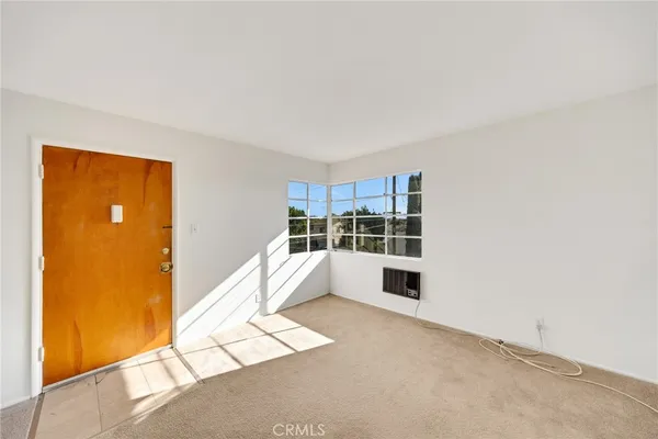 a view of kitchen and window