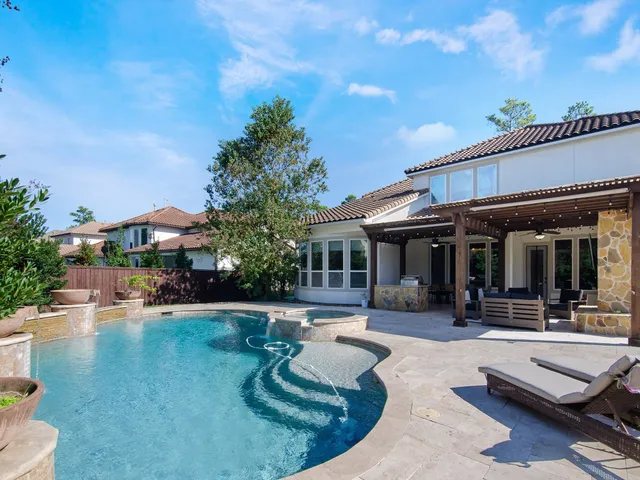 a view of a house with patio