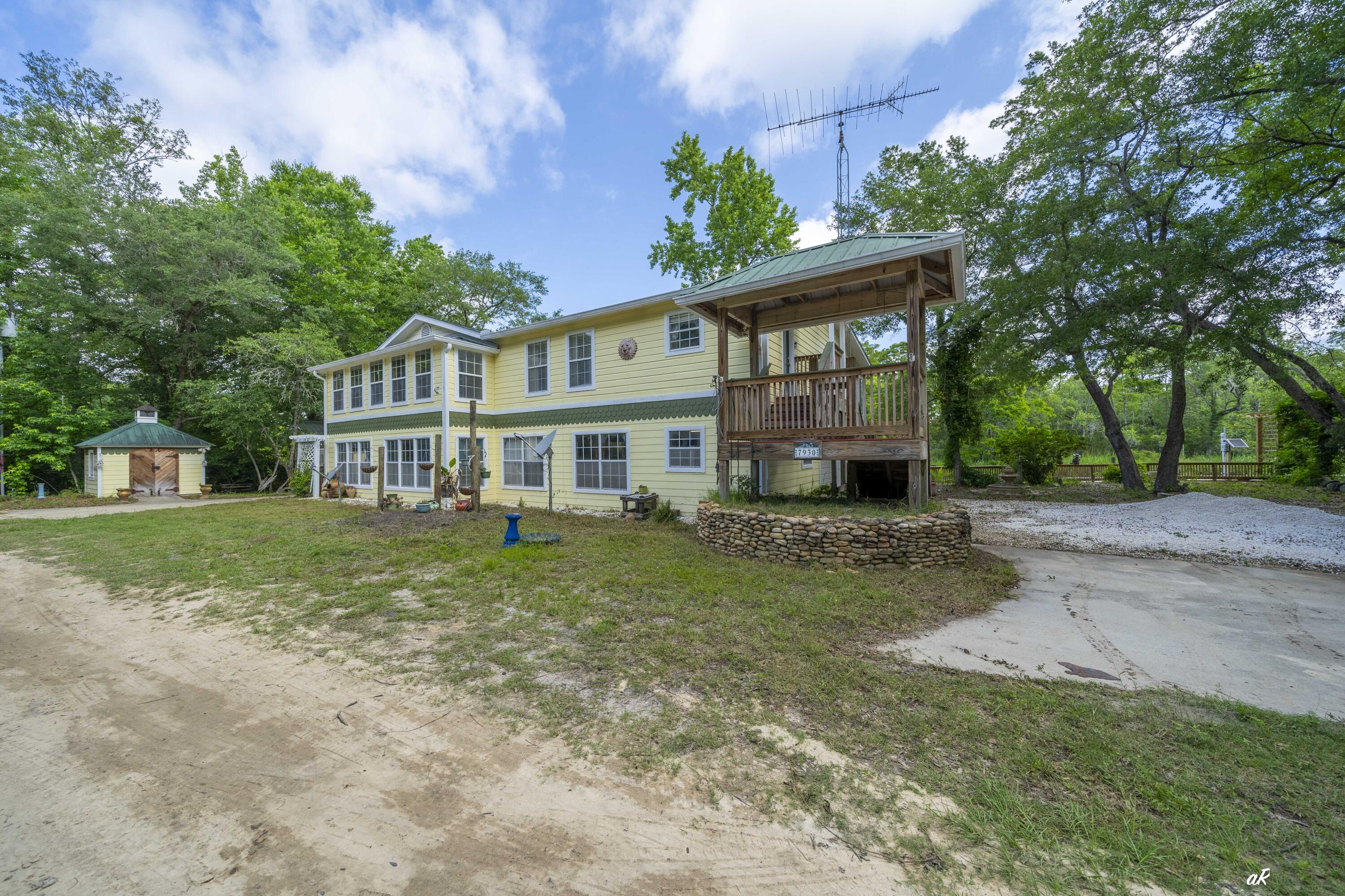 7930 Bunker Road Vernon, FL 32462 - Photo 11 of 68 Rear view of House off Bunker Rd