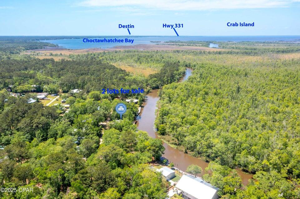 7930 Bunker Road Vernon, FL 32462 - Photo 56 of 68 Aerial to the west
