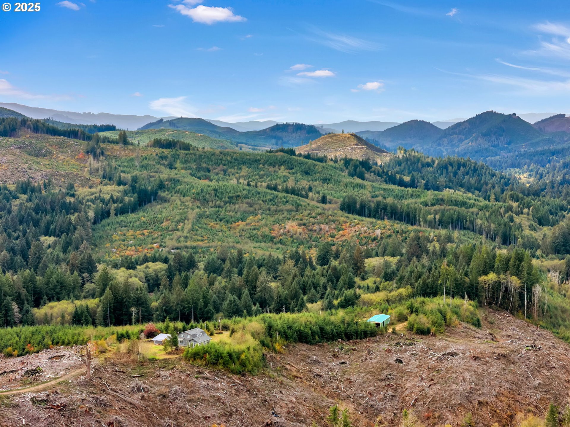 37555 Hauger Mountain Lane Seaside, OR 97138 - Photo 4 of 32 a view of a lush green hillside and houses