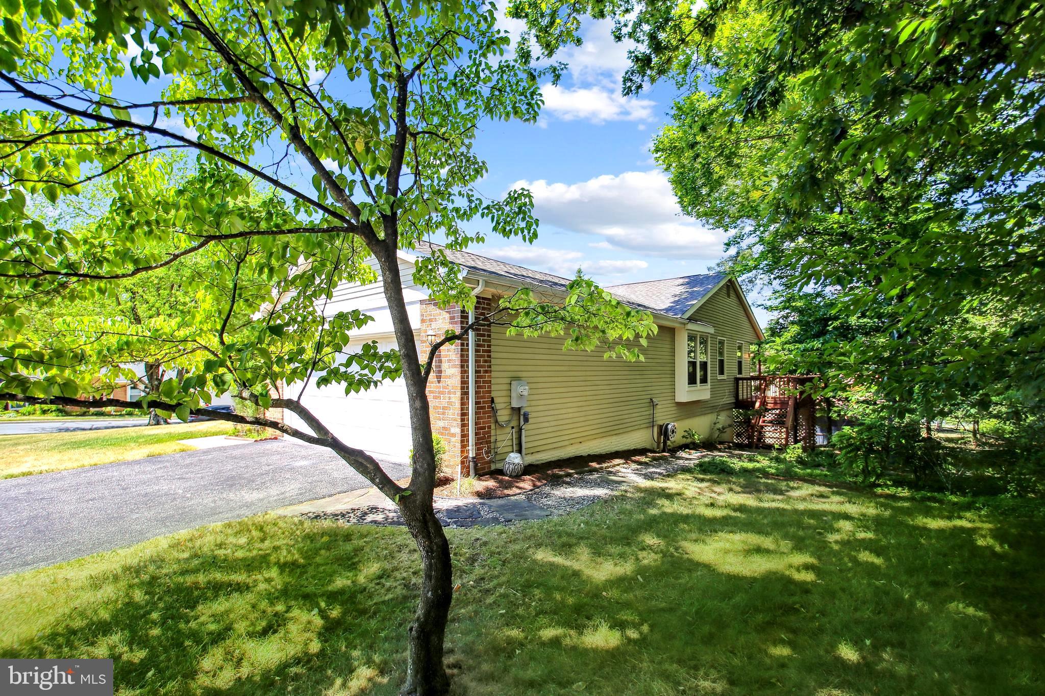 2579 Golfers Ridge Road Annapolis, MD 21401 - Photo 31 of 66 Stairs Descending to Tree-Shaded Yard
